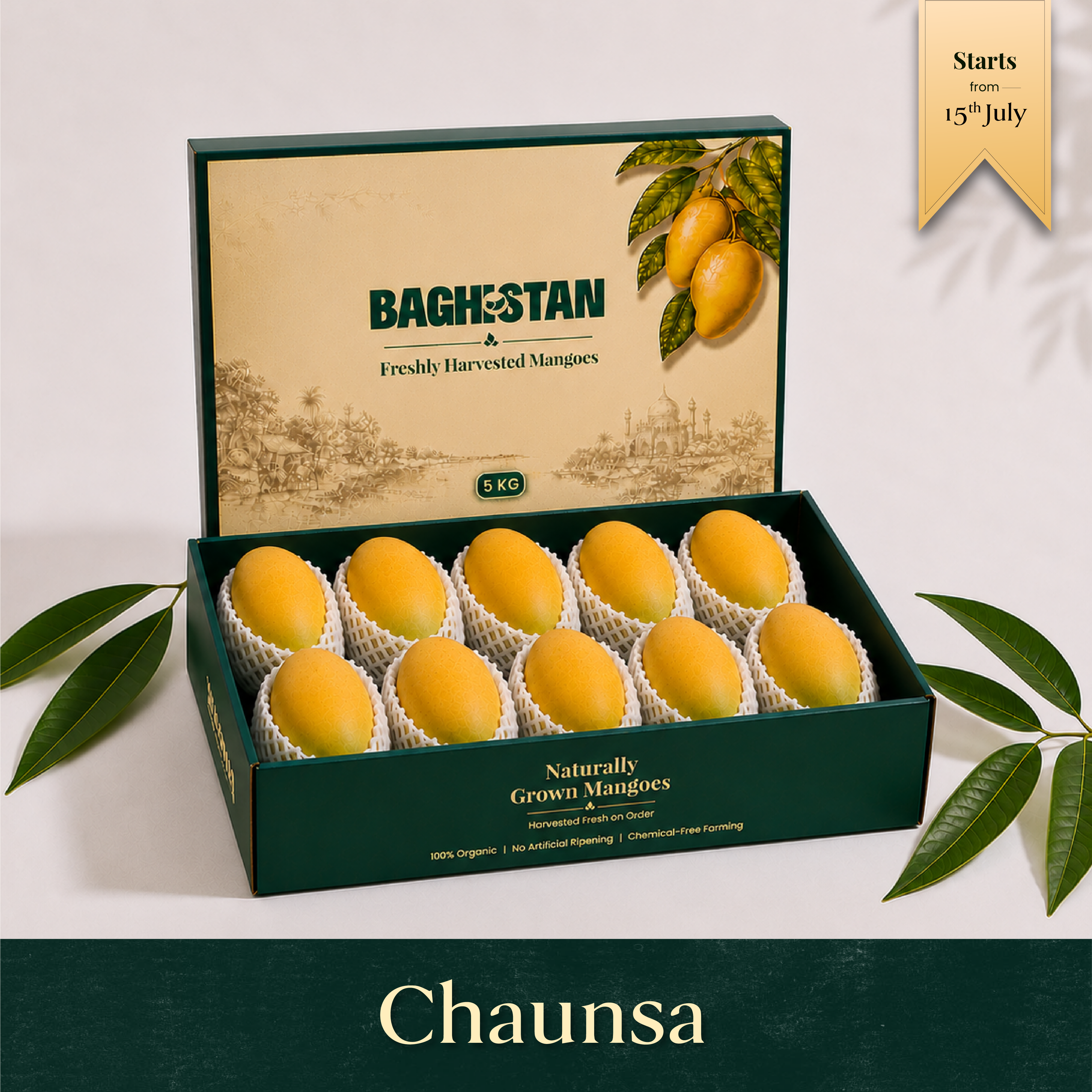 Organic Chaunsa Mango | Pre-Booking, Harvesting from 15th July